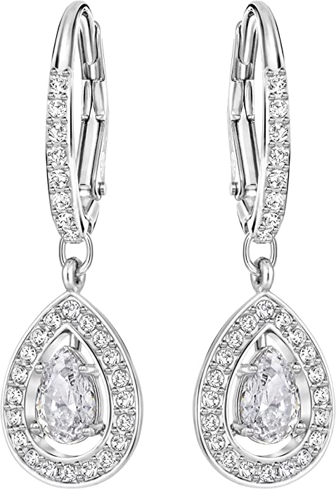 Sparkling Wellness: Swarovski Crystal Tachyonized Pierced Earrings