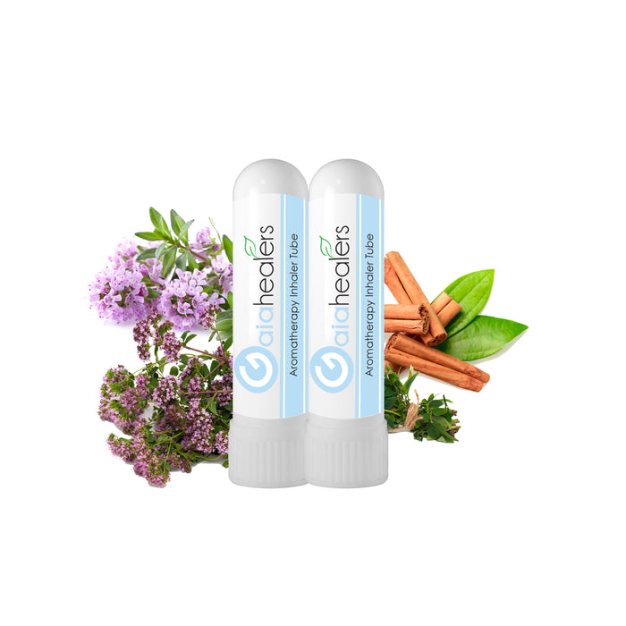 Antiviral Essential Oil Nasal Inhalers - (2 Pack) USDA Organic