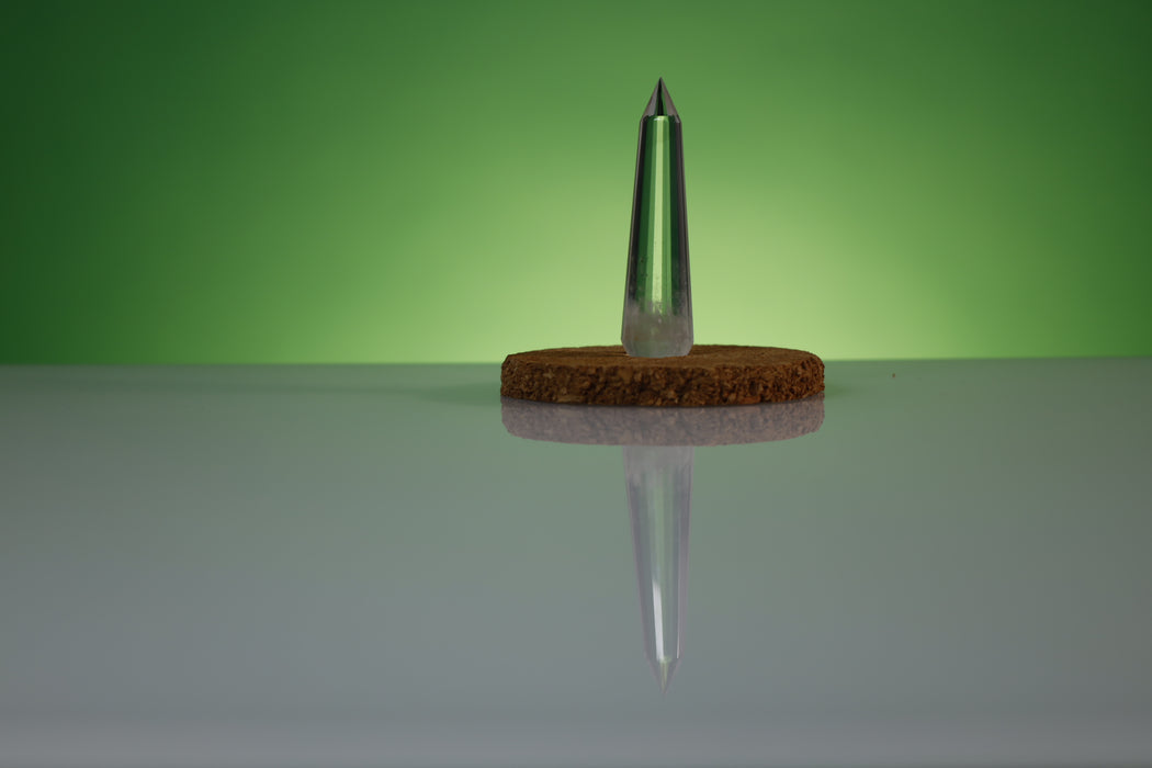 Massage Wand Vogel Cut Tachyon Charged (Tachenite) Crystal Quartz