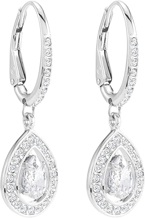 Sparkling Wellness: Swarovski Crystal Tachyonized Pierced Earrings