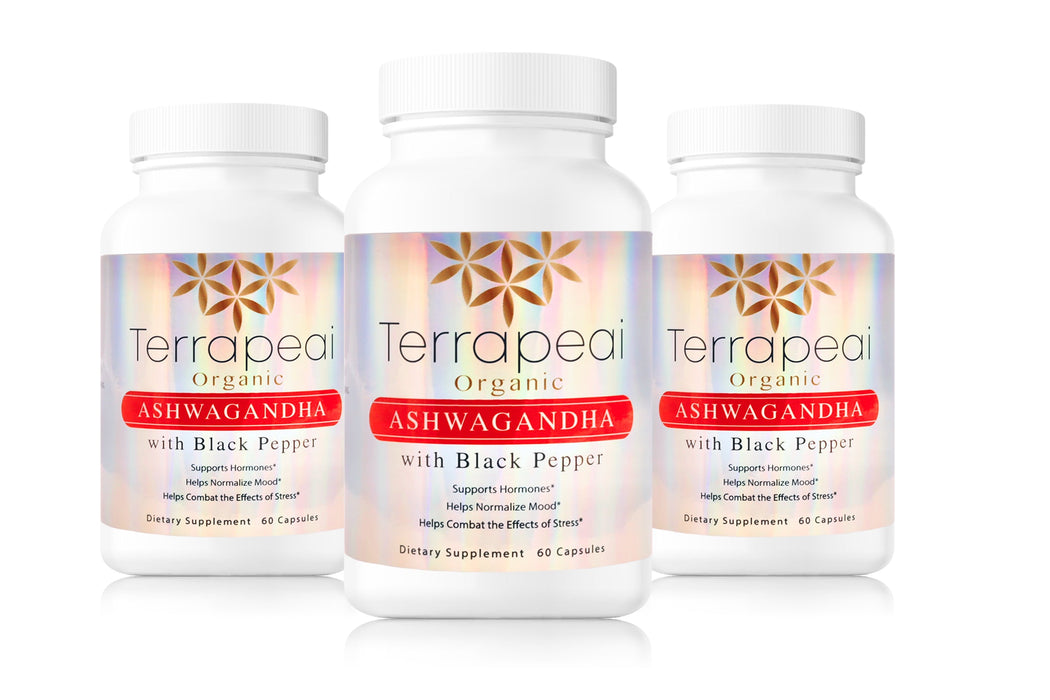 Ashwagandha 1300mg Organic with Black Pepper Extract Supplement