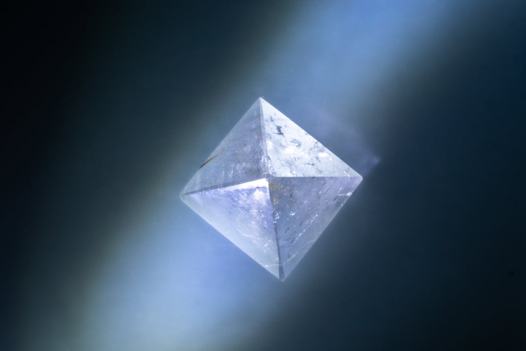 Medium Crystal Quartz Tachyon Infused Pyramid