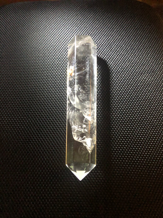 Tachyon Charged (Tachenite) Tower Pointed 6 Face Natural Quartz Crystal Meditation Enhancer