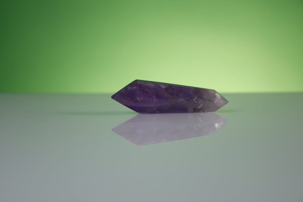 Double Terminated Tachyon Charged (Tachenite) Amethyst Crystal Vogel Inspired Healing Wand