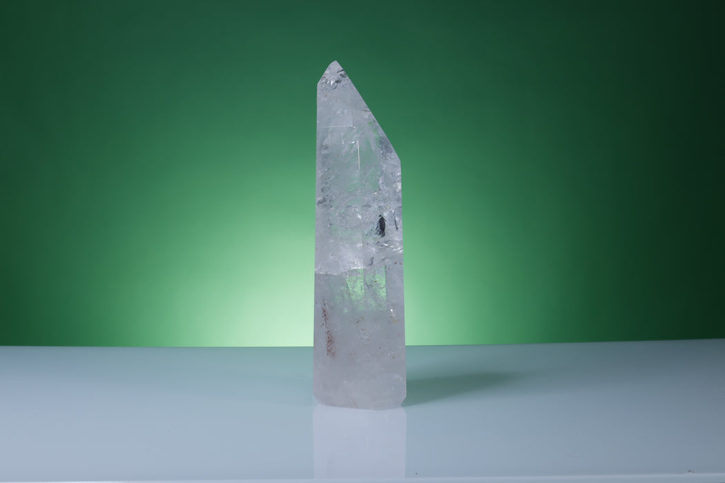 Large Tachyon Charged (Tachenite) Crystal Quartz Tower - Ultimate Clarity