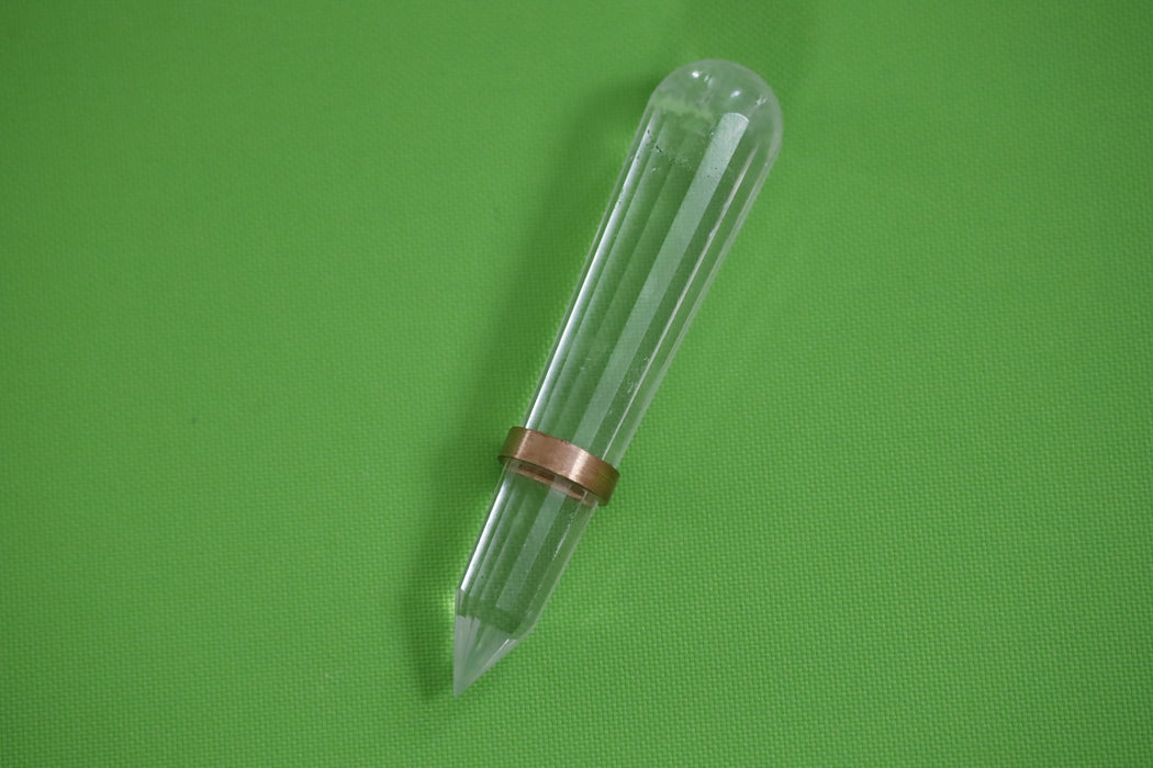 Tachyon Infused Crystal Quartz Massage Wand with Purifying Copper Ring